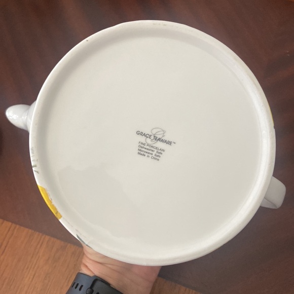 🍋Grace Teaware fine porcelain Lemon tea pot - Picture 8 of 8